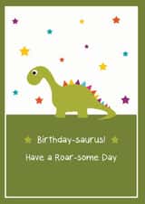 child dinosaur Birthday Card 18696 created by T & Belle Design