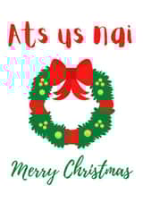 belfast ats us nai Christmas Card 25689 created by Stray Funk Design