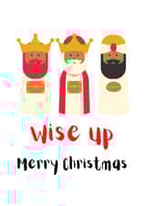 wise up wise men Christmas Card 25691 created by Stray Funk Design