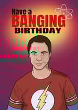 big bang theory sheldon cooper Birthday Card 45112 created by Fiesta de Papel
