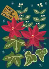 grandma grandmother Christmas Card 17386 created by @AimeeStevens.Design