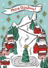 merry ski Christmas Card 20255 created by Emily Hunter