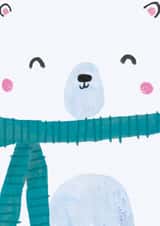 Cute Christmas Polar Bear - Open send created by Laura Pantony