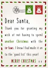 santa post Christmas Card 17566 created by TwelveOhTwo