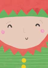 Cute Christmas Elf Illustration - Open send created by Laura Pantony