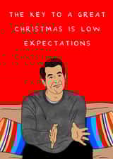 modern family Phil dunphy Christmas Card 15907 created by Laura Frances Cards