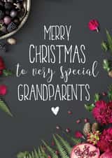 Grandmother Grandfather Christmas Card 8382 created by Love Lila Photography