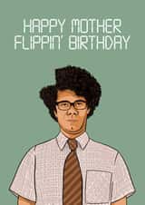 IT crowd Film/TV/Netflix Birthday Card 20595 created by Glam Brock