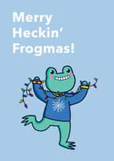 Merry Christmas Festive Card 31675 created by Bronte Laura Illustration