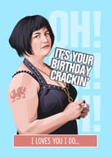 Nessa Gavin & Stacey Birthday card created by TeHe Gifts