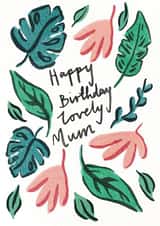 mum pretty Birthday Card 20421 created by Samantha sullivan