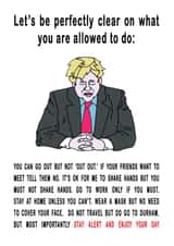 boris johnson Birthday Card 45743 created by Crafty Birdie Designs