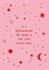 beginning look Christmas Card 41872 created by ELLIE B STUDIO