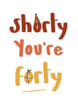 forty 40th Birthday Card 19134 created by Mena B