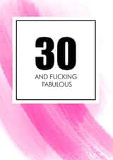 30 thirty Birthday Card 16999 created by Lexa Louise