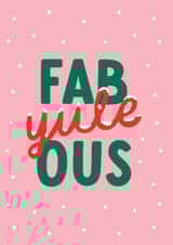 Cute Christmas Card For Friends - Fab Yule Ous created by Joyful Joyful