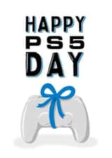 Happy PS5 Day - Playstation 5 Birthday Card created by Mr Muir