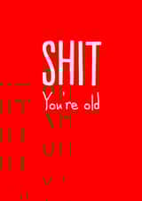 rude old Birthday Card 14127 created by The Buddy Fernandez Card Co.