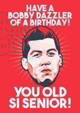 liverpool football Christmas Card 7622 created by Proper Gander Design