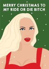 selling sunset Christmas Card 38237 created by Pixie Studio