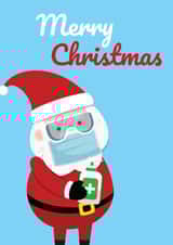 santa sanitiser Card 29786 created by Sunnyside Design
