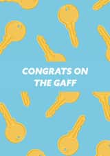 Congrats on the gaff created by Ellie Fflur Studio