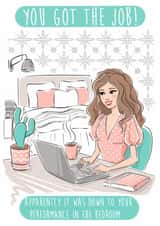 Congratulations Congrats New Job Card 6845 created by The Happy Bee