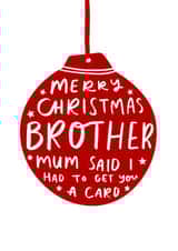 Funny Christmas Card for Brother 1000 created by Studio Yelle