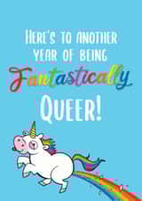 LGBTQ gay Birthday Card 20382 created by Drunken Fairy 
