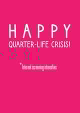 funny typography Birthday Card 20383 created by Drunken Fairy 