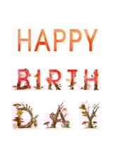 Happy Birthday Mushrooms created by Hannah Seakins
