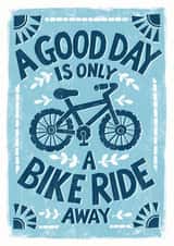 bike bicycle Birthday Card 11346 created by Alexandra Snowdon