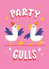 party gulls party girls Birthday Card 16971 created by Matt Joyce
