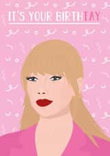 taylor taylor swift Birthday Card 7403 created by Rumble Cards