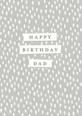 Brushstrokes Dad birthday card created by Gooseberry Moon
