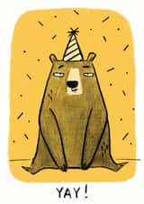 yay bear Birthday Card 16082 created by Camille Medina