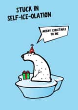 Stuck Self Christmas Card 35307 created by Matt Lewis