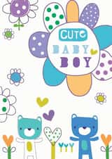 baby boy New Baby Card 17905 created by Jayne Schofield
