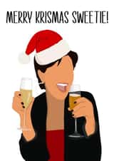 kris kardashian krismas Christmas Card 19646 created by Stephenie Emily