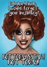 bianca del rio rupauls drag race Birthday Card 20862 created by Liam Shaw