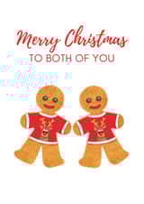 gingerbread Couple Christmas Card 19513 created by Karen Illustrates