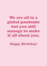 funny cheeky Birthday Card 42137 created by Aa Cards