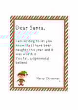 funny rude Christmas Card 19647 created by Stephenie Emily