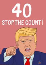 40 40th Birthday Card 15589 created by BritWit