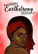 QUEEN BLACK GIRL MAGIC  Birthday Card 19957 created by IBERE APPAREL