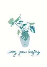 leaving leaf Leaving Card 19589 created by Bertie Bryans