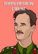 blackadder black adder Birthday Card 14951 created by Bethany Rice