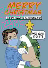 cartoon doctor Christmas Card 37684 created by Rad mama designs