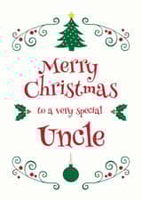 uncle adult Christmas Card 4826 created by Hello Fridays Studio
