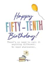 60th 60 Birthday Card 12203 created by Pierre Cochon Ltd